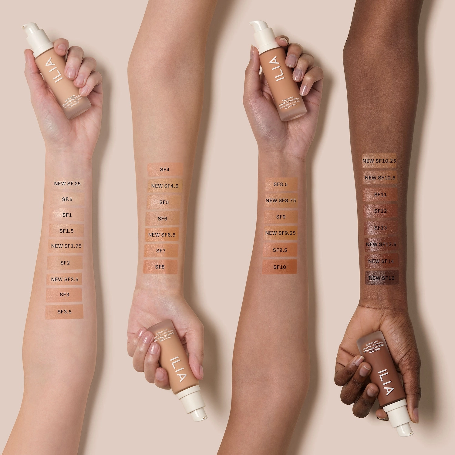 ILIA True Skin Medium Coverage Serum Foundation with Niacinamide - Color: Iona SF10 - Image 12