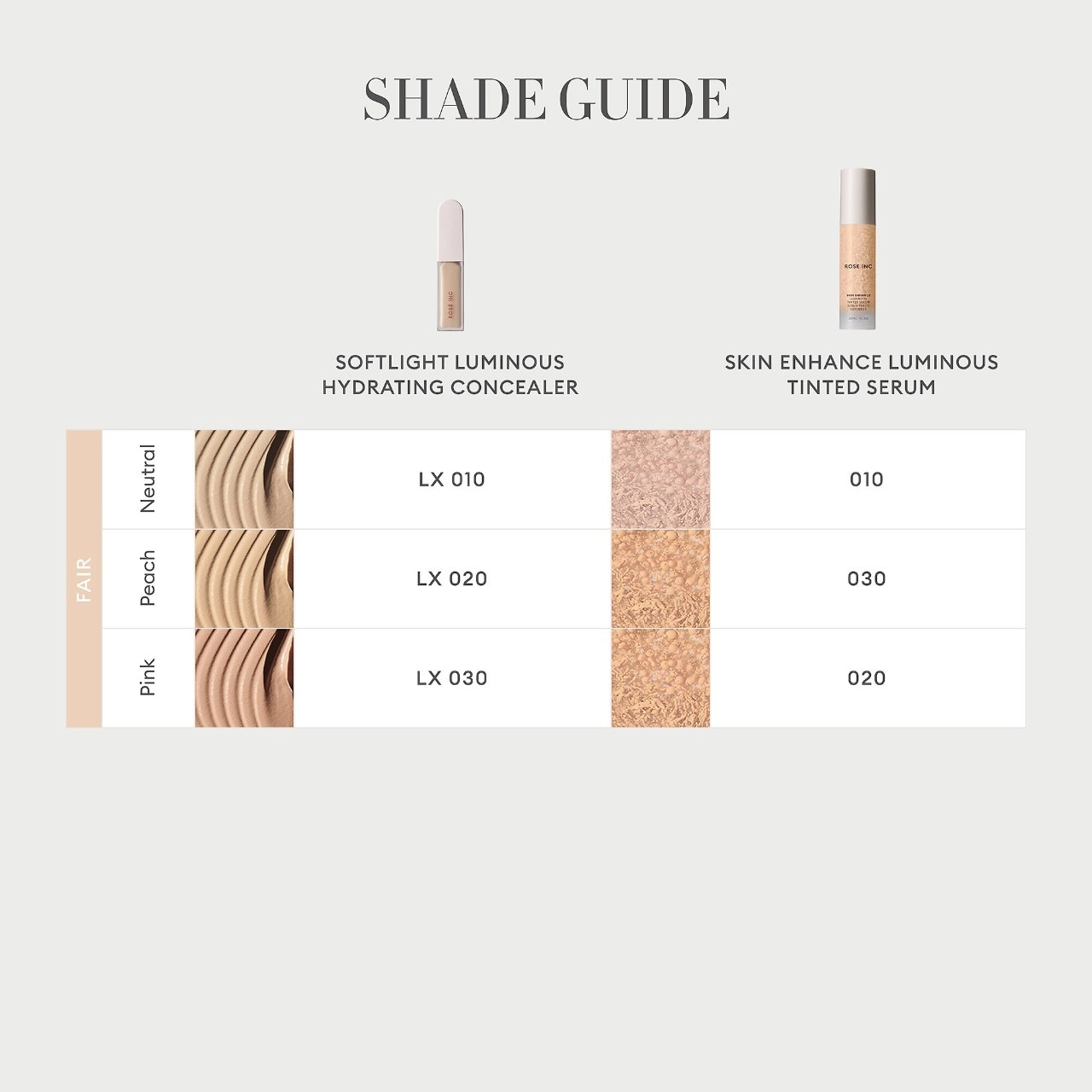 ROSE INC Skin Enhance Non-Comedogenic Skin Tint Serum Foundation Color: 10 - Fair Skin Tone/Cool Pink Undertone - Image 10