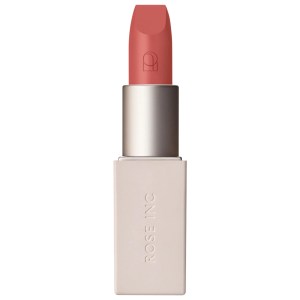 ROSE INC Satin Lip Color Refillable Hydrating Lipstick - Poetic, Muted Coral