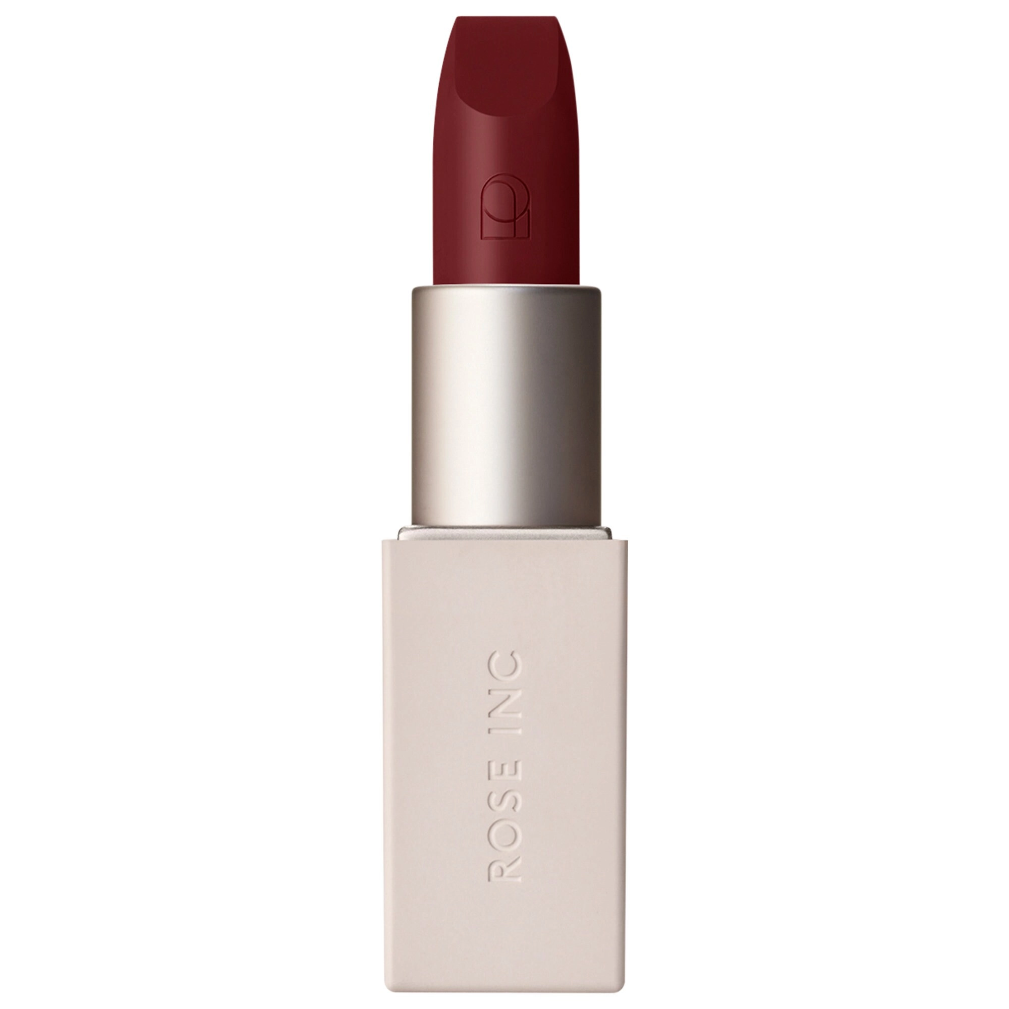 ROSE INC Satin Lip Color Refillable Hydrating Lipstick - Poised, Deep Brick