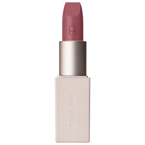 ROSE INC Satin Lip Color Refillable Hydrating Lipstick - Intuitive, Deep Mauve