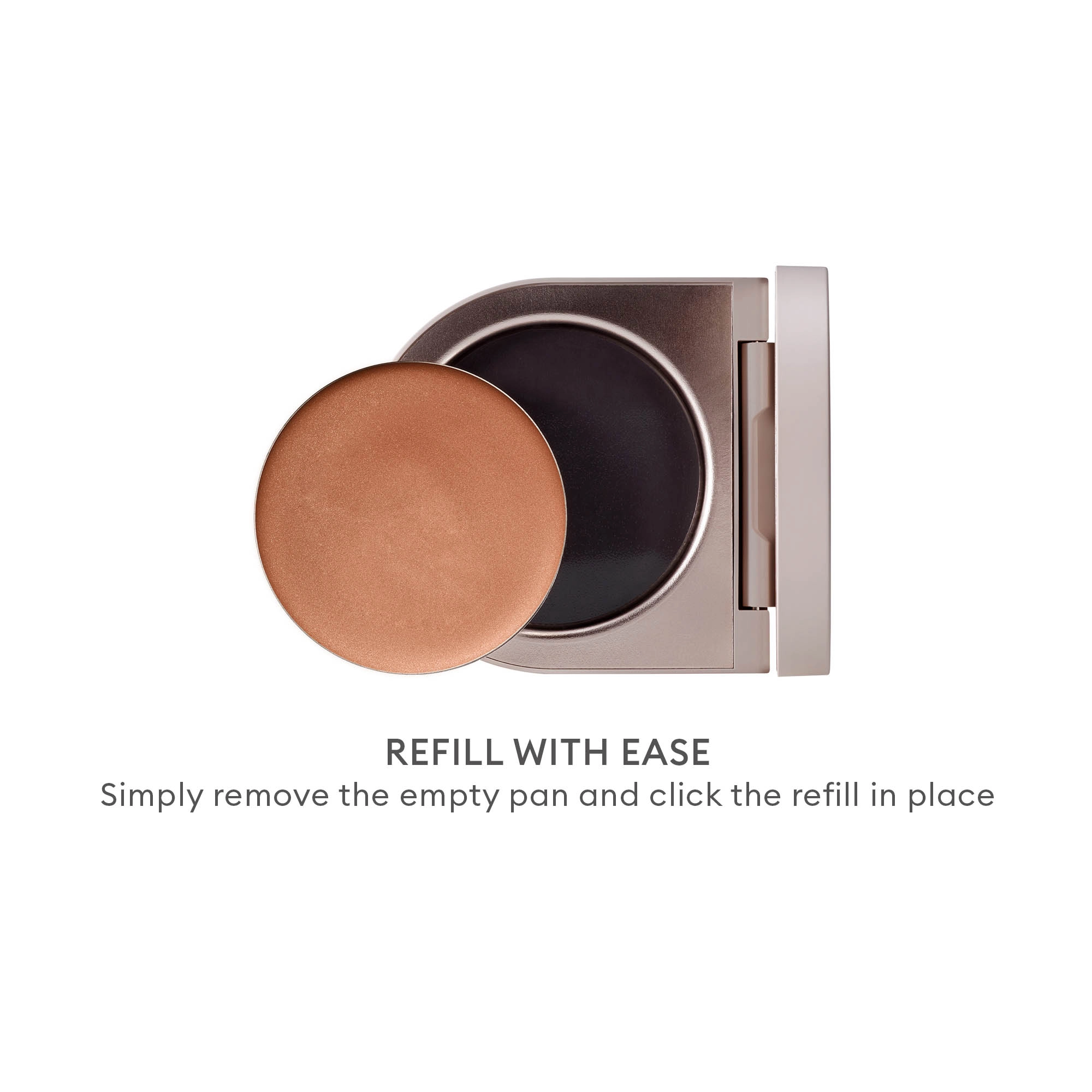 ROSE INC Solar Radiance Hydrating Cream Highlighter - Glancing Rosy Bronze - Image 5