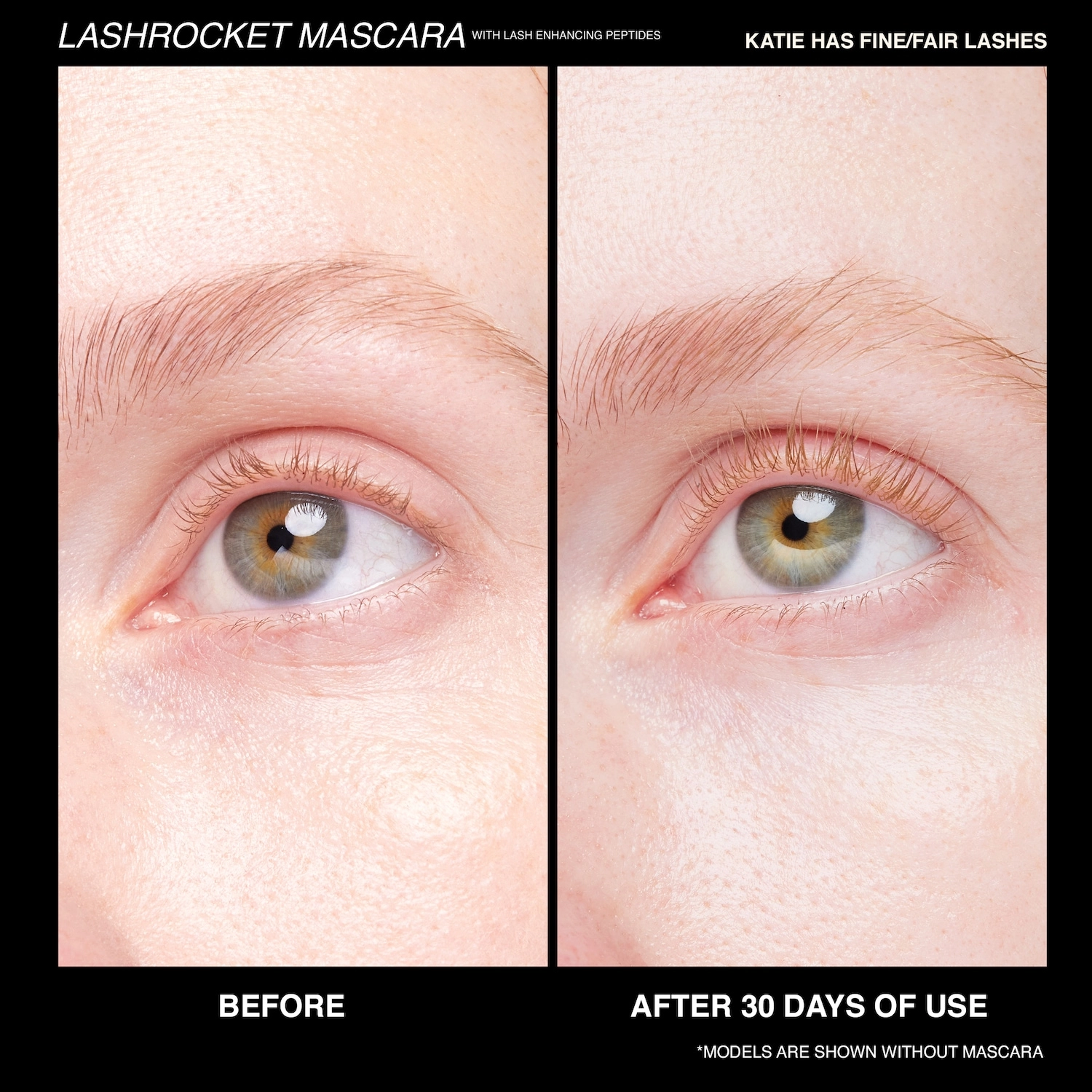 Freck Beauty LASHROCKET MASCARA with Lash Enhancing Peptides - Black, Vegan, Volumizing, Clean - Image 3