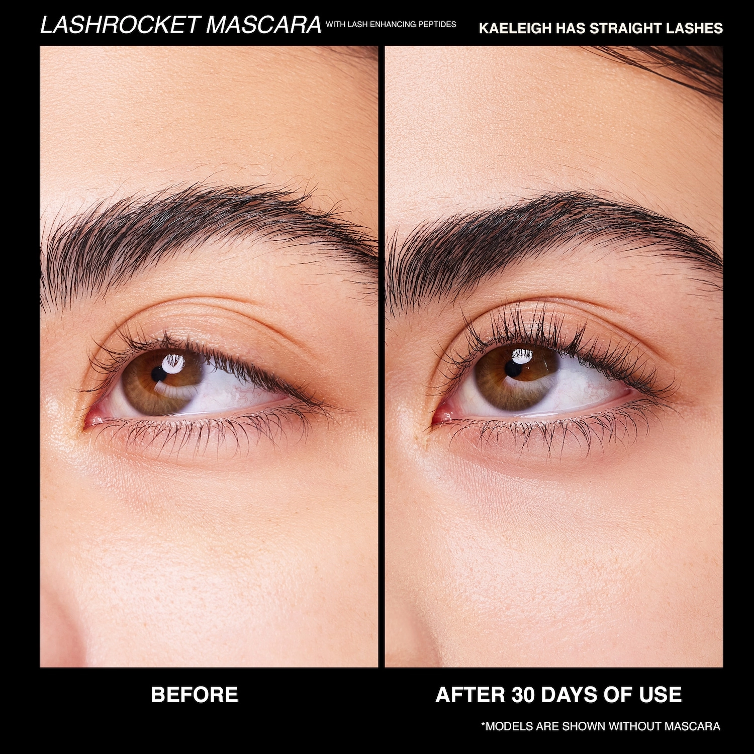 Freck Beauty LASHROCKET MASCARA with Lash Enhancing Peptides - Black, Vegan, Volumizing, Clean - Image 4
