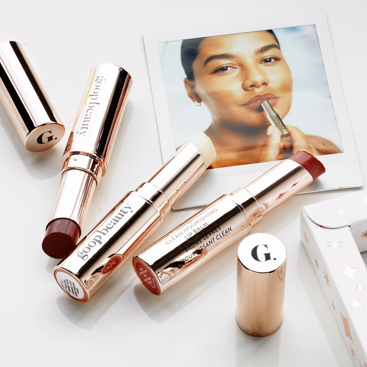 GOOPGENES Clean Nourishing Lip Balm Trio - Fete Color Vegan - Image 8
