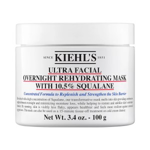 Kiehl's Since 1851 Ultra Facial Overnight Hydrating Face Mask with 10.5% Squalane - Dry Skin - 3.4 oz/100 mL