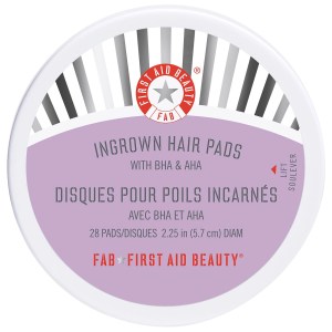 First Aid Beauty Ingrown Hair Pads with BHA & AHA, Size: 28 Pads, Vegan, Clean