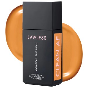 LAWLESS Conseal The Deal Long-Wear Full-Coverage Foundation Color: Sable - Deep with Intense-Peach Undertones