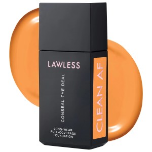 LAWLESS Conseal The Deal Long-Wear Full-Coverage Foundation Color: Amber - Tan-Deep with Deep Golden Undertones