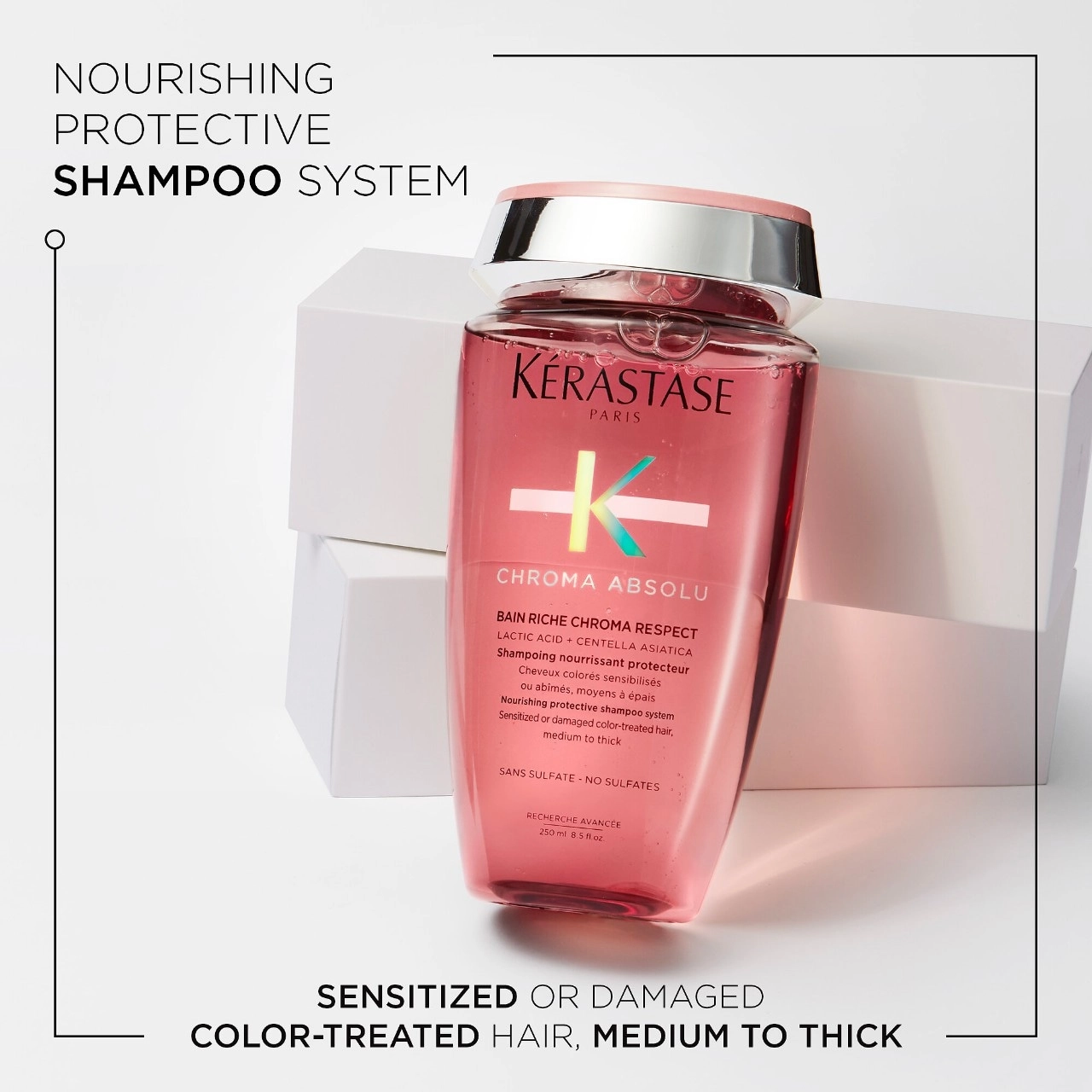 Kérastase Chroma Absolu Shampoo for Medium to Thick Color-Treated Hair 8.5 oz/250 mL - Image 5