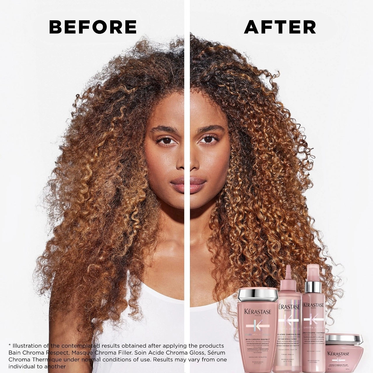 Kérastase Chroma Absolu Anti-Copper Green Mask for Color-Treated Hair 5 oz/150 mL - Image 3