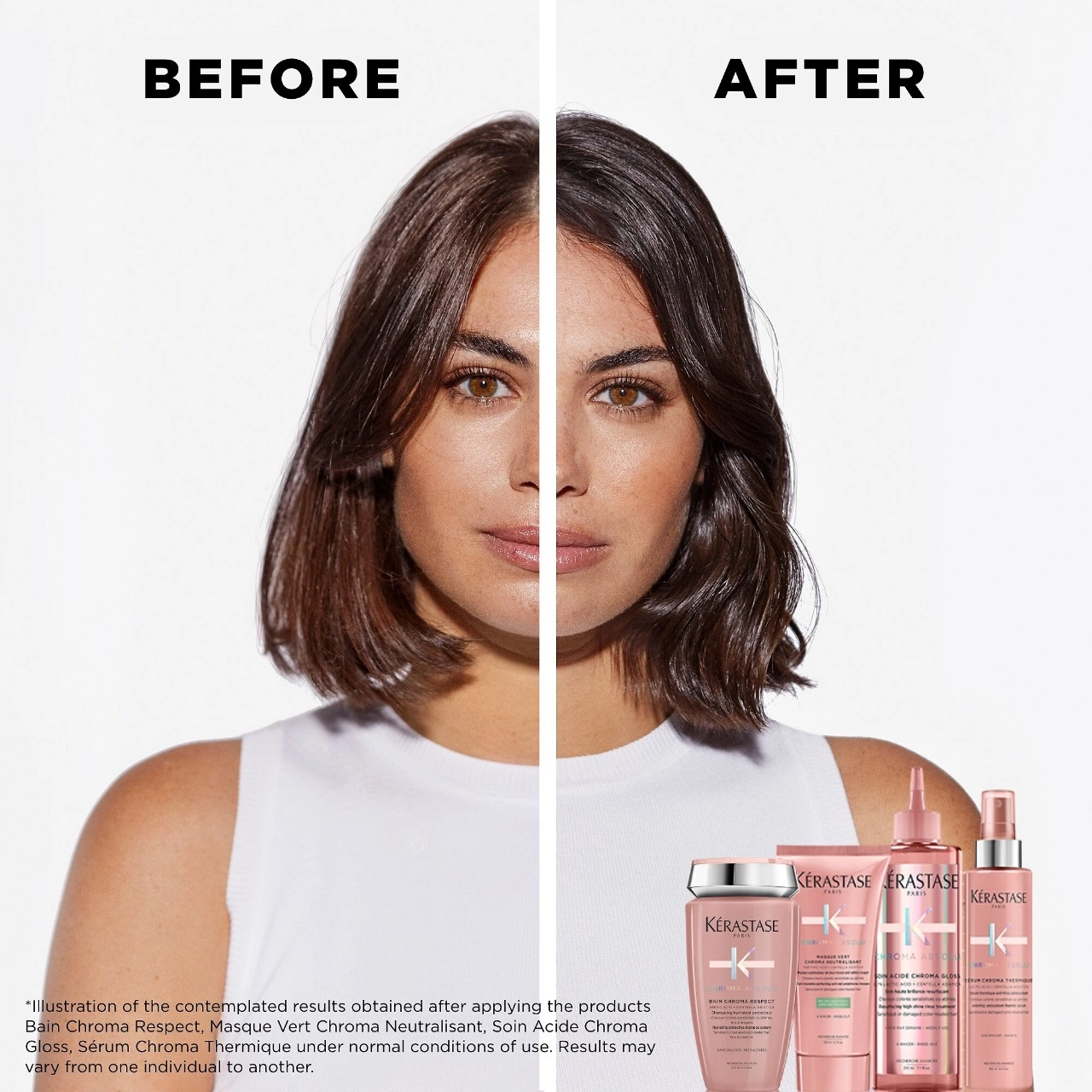 Kérastase Chroma Absolu Anti-Copper Green Mask for Color-Treated Hair 5 oz/150 mL - Image 2