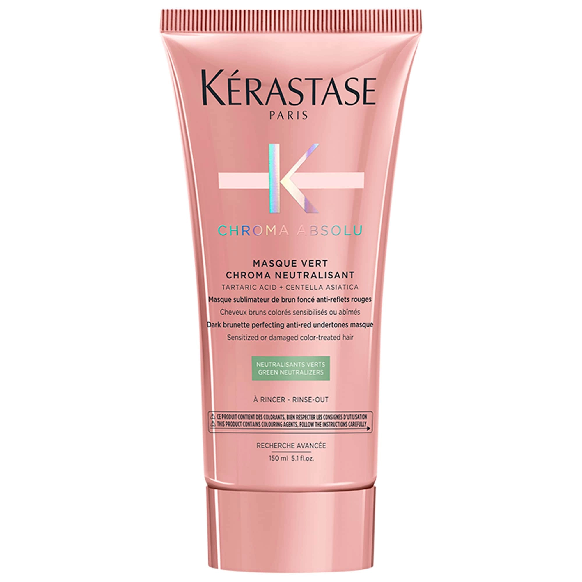 Kérastase Chroma Absolu Anti-Copper Green Mask for Color-Treated Hair 5 oz/150 mL
