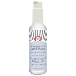 First Aid Beauty 2-in-1 Cleansing Oil + Makeup Remover 5 oz/150 mL for Dry, Combo, Normal Skin