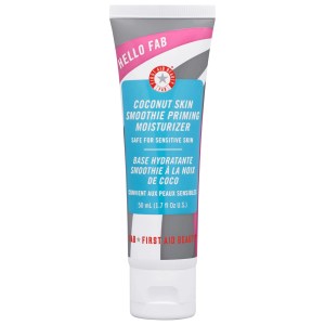 First Aid Beauty Hello FAB Coconut Skin Smoothie Priming Moisturizer 1.7 oz/50 mL Normal Skin Radiant Finish Oil Free Vegan Cruelty-Free Clean