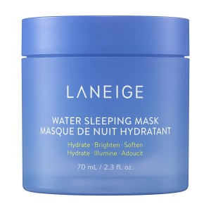 LANEIGE Water Sleeping Mask with Squalane, Size: 2.3 oz/70 mL, Good for Uneven Texture, Best for Dry Skin