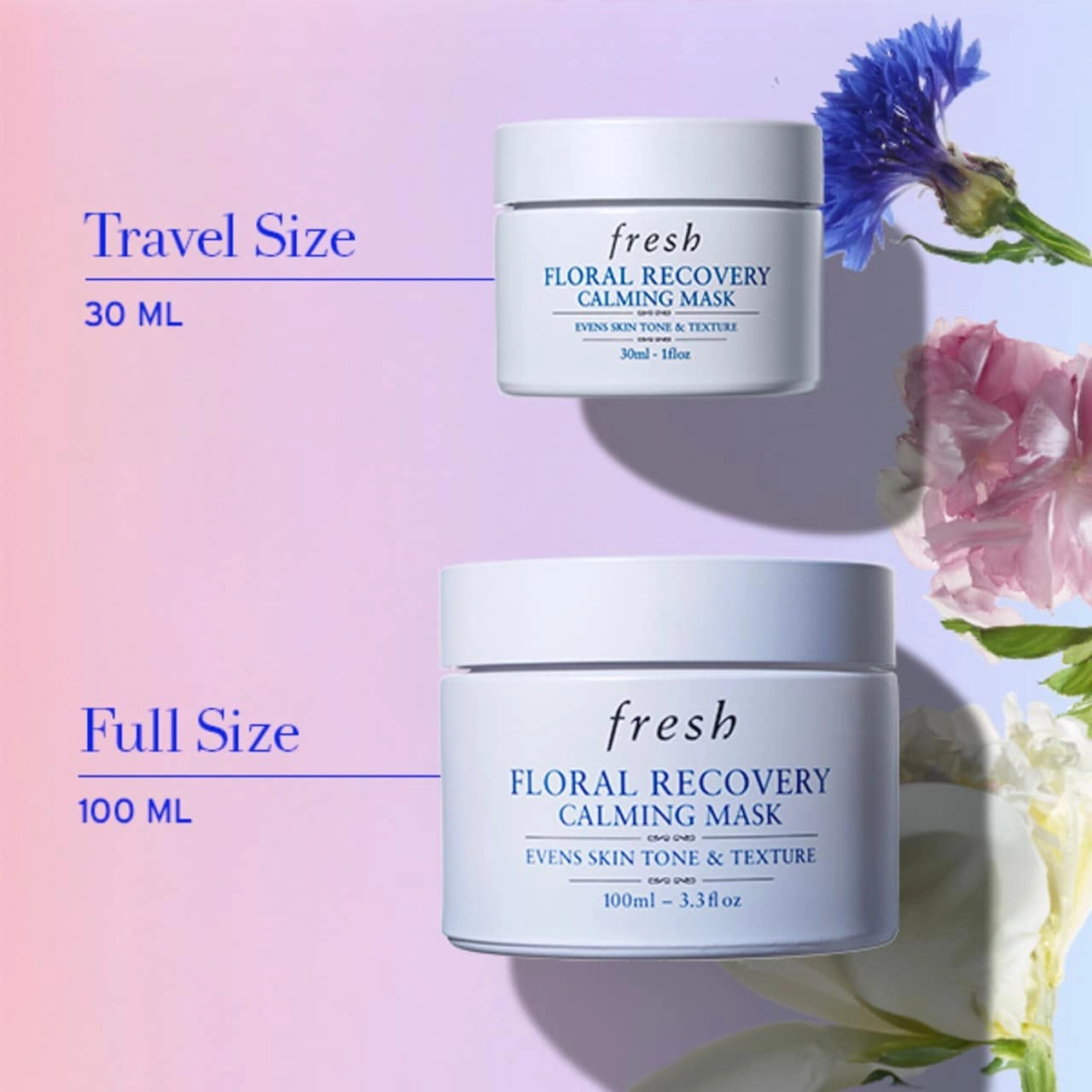 Fresh Floral Recovery Overnight Mask with Squalane - Size: 3.3 oz/100 mL - Image 11