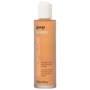 GOOPGLOW Flower Acids Resurfacing Toner 4 oz/ 120 mL Vegan Hyaluronic Acid