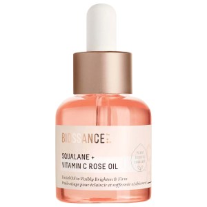 Biossance Mini Squalane + Vitamin C Rose Firming Oil - Vegan, Vitamin C, Clean + Planet Positive