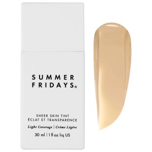 Summer Fridays Sheer Skin Tint with Hyaluronic Acid + Squalane Color: Shade 1 - Fair with Neutral Peach Undertones