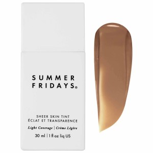 Summer Fridays Sheer Skin Tint with Hyaluronic Acid + Squalane Color: Shade 5 - Medium with Warm Neutral Undertones