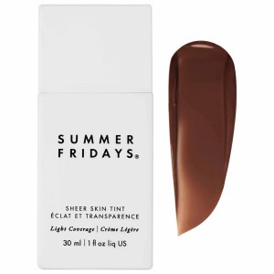 Summer Fridays Sheer Skin Tint with Hyaluronic Acid + Squalane Color: Shade 8 - Medium Deep with Neutral Warm Undertones