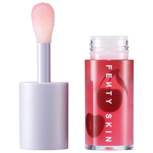 Fenty Skin Cherry Treat Conditioning + Strengthening Lip Oil 0.19 oz / 5.6 mL Vegan Hydrating Clean