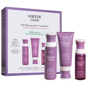 Virtue Flourish® Hair Rejuvenation Treatment Set for Volume - 90 Day Supply