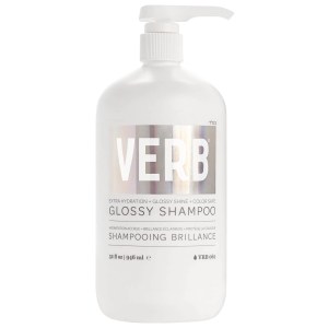 Verb Glossy Shampoo 32 oz / 946 mL - Dryness, Shine - Peach Oil, Rosehip Oil, Squalane