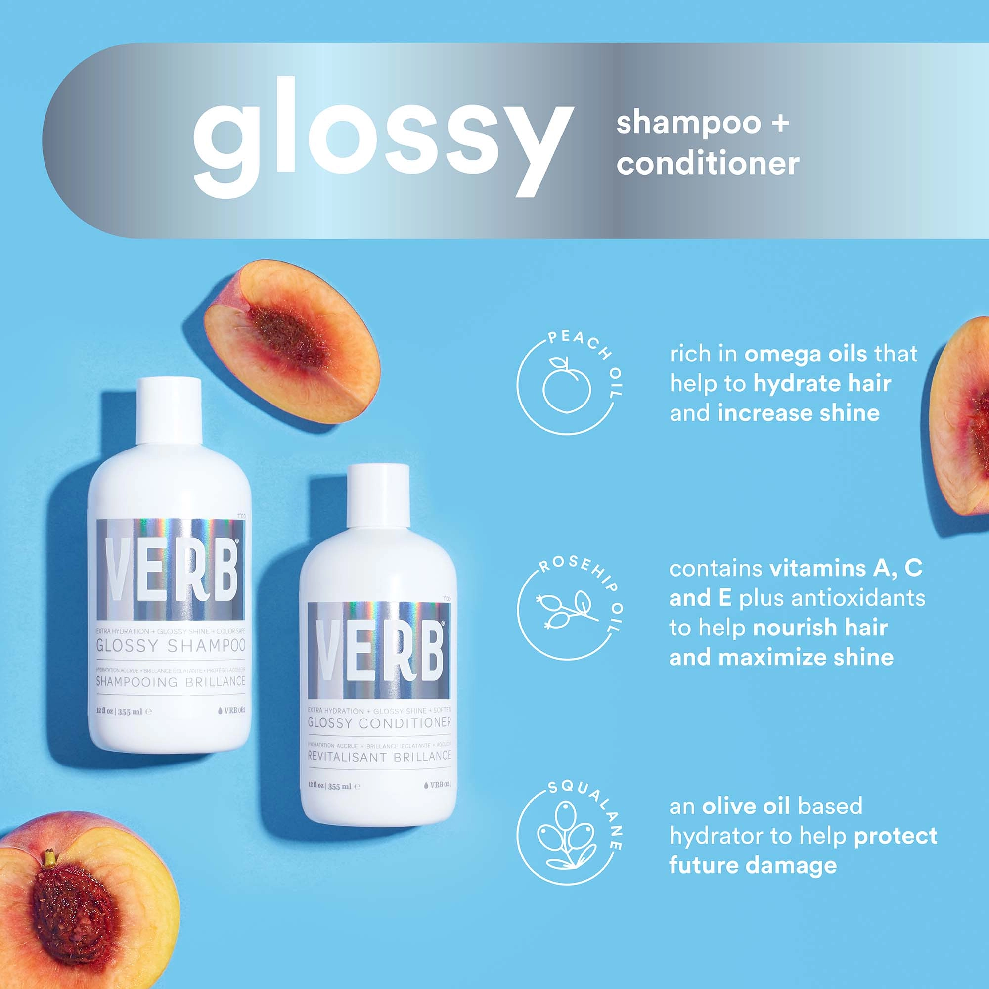 Verb Glossy Conditioner 32 oz / 946 mL Vegan Gluten Free Cruelty-Free - Image 5