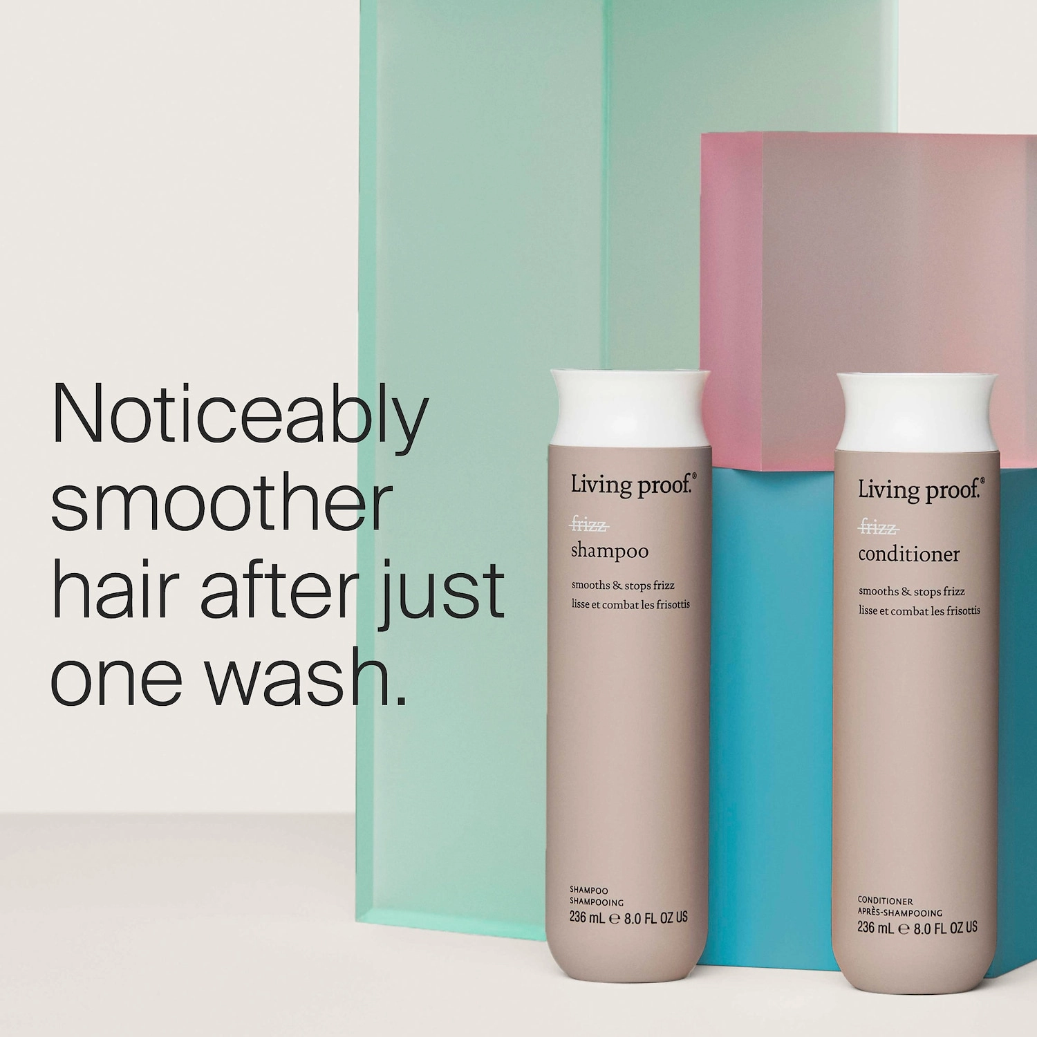 Living Proof No Frizz Shampoo 8 oz/ 236 mL Clean All Hair Types Frizz Dryness Without Silicones Without Sulfates SLS & SLES - Image 6