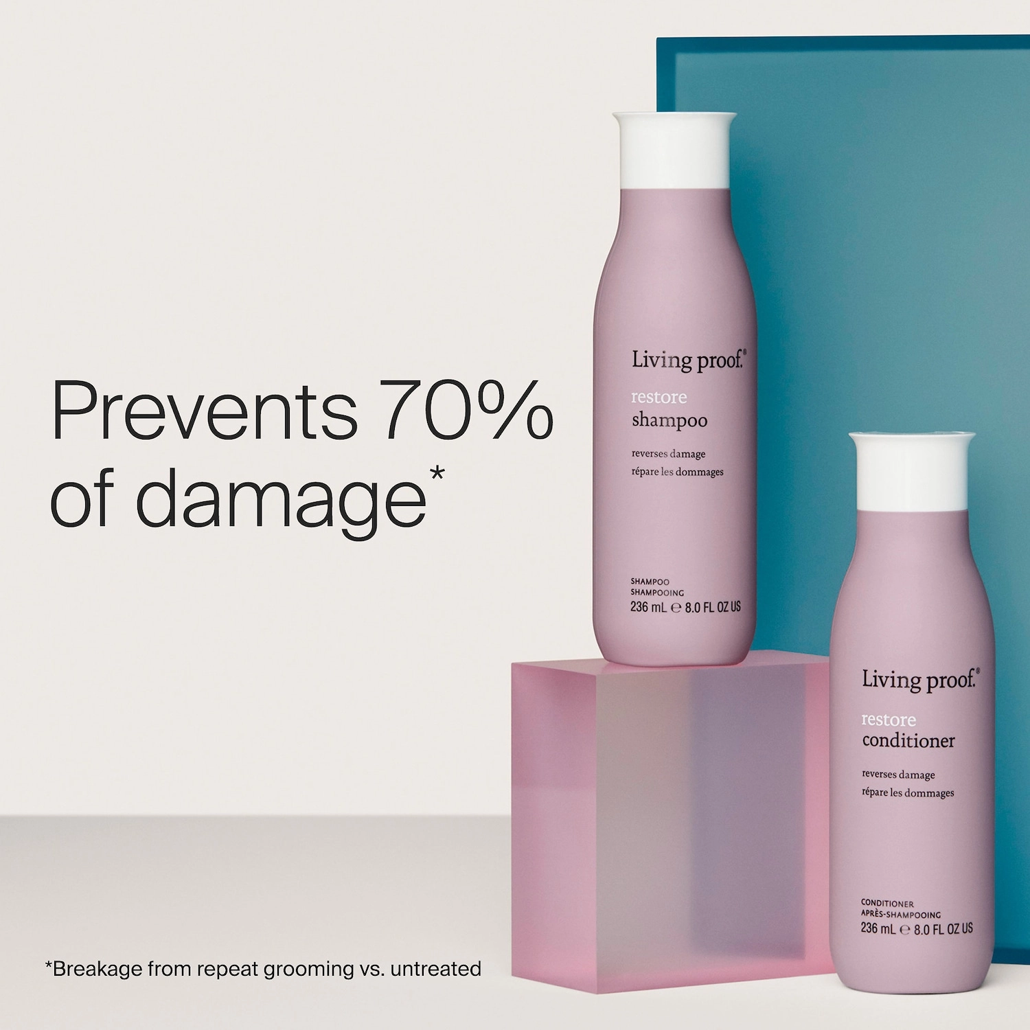 Living Proof Restore Conditioner 8 oz/ 236 mL Vegan Clean Without Silicones Sulfates - Image 5