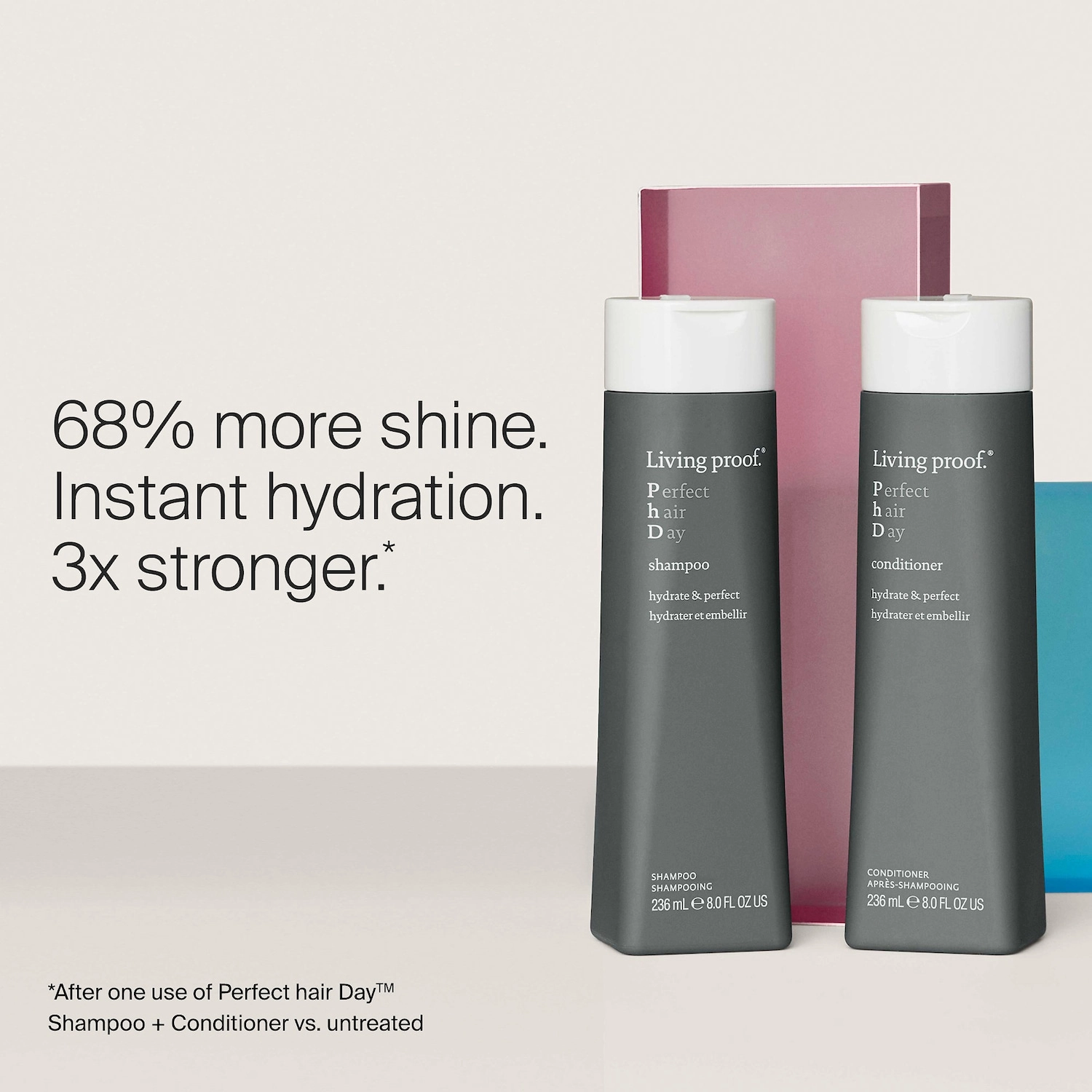 Living Proof Perfect Hair Day Shampoo 24 oz/ 710 mL Vegan Clean - Dryness, Shine, Damage - Image 5