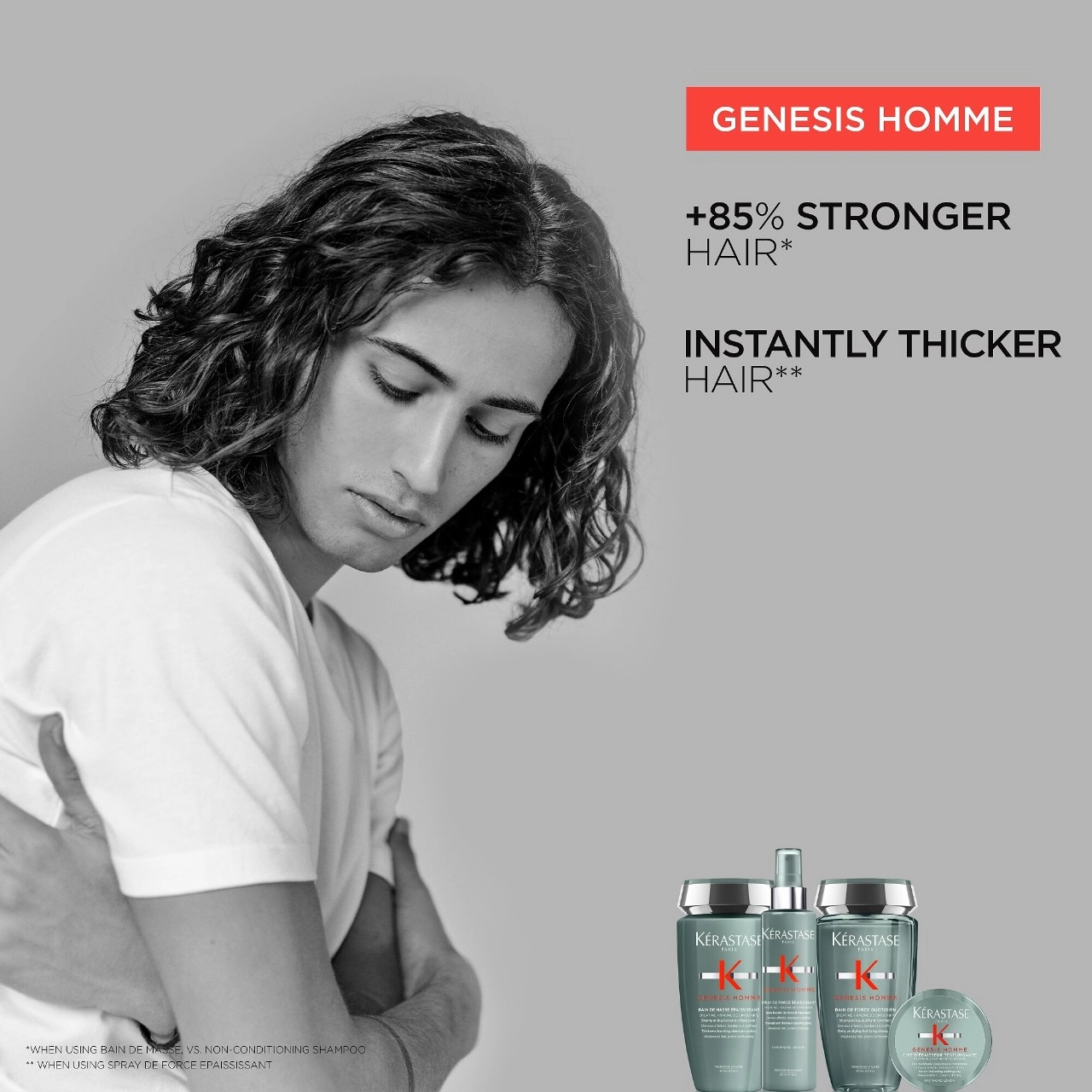 Kérastase Genesis Homme Hair Thickening Spray for Men 5.1 oz / 150 mL - Image 9
