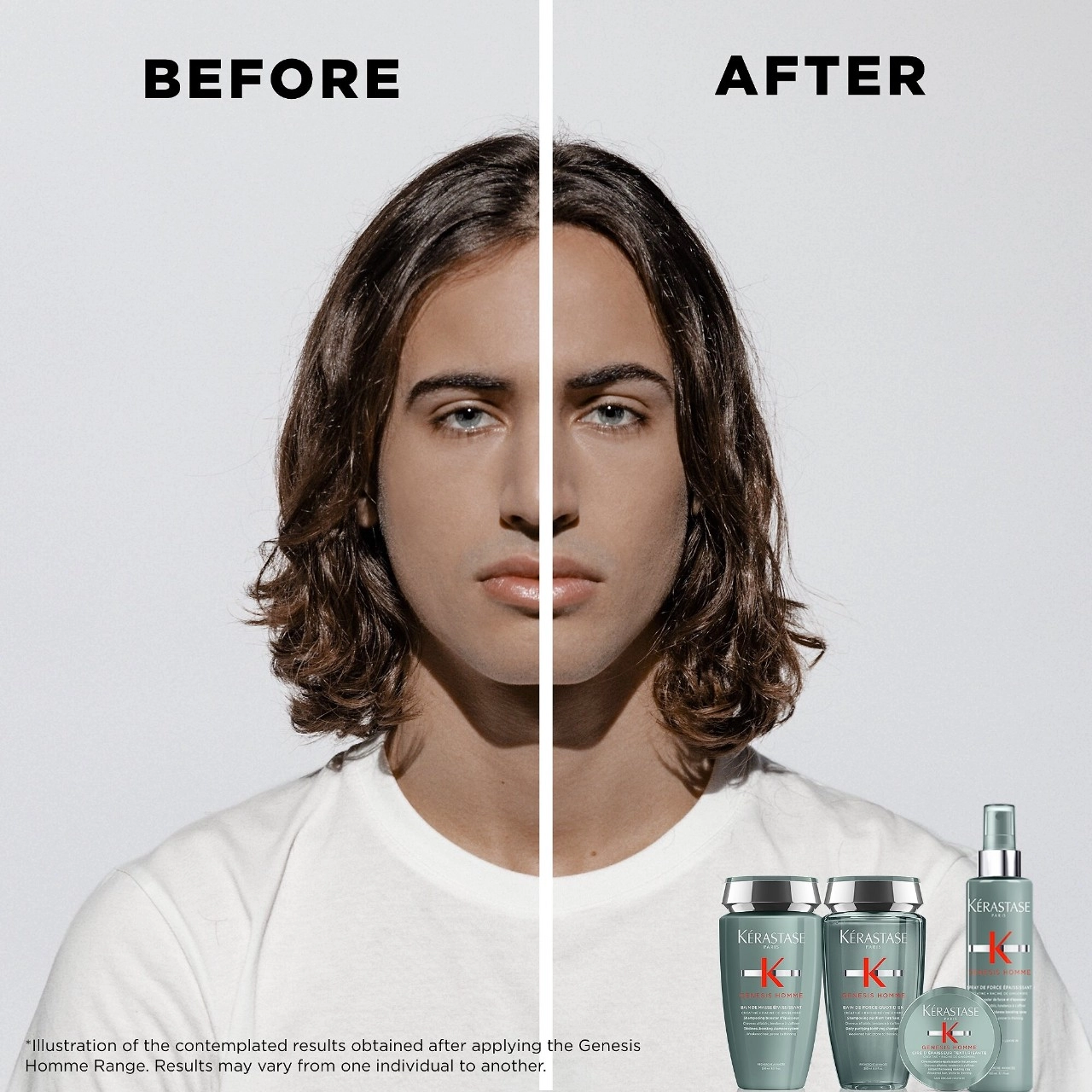 Kérastase Genesis Homme Hair Thickening Spray for Men 5.1 oz / 150 mL - Image 2