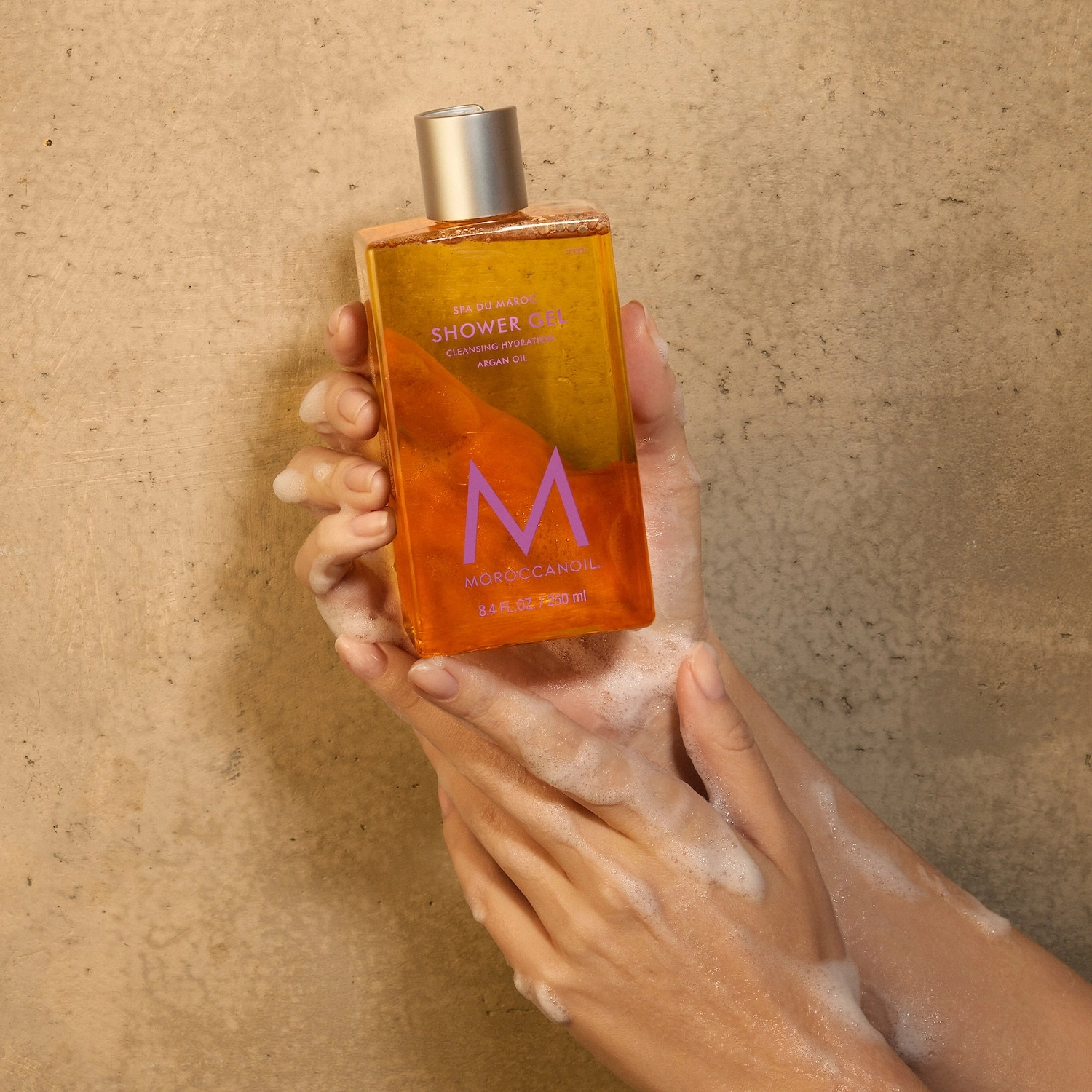 Moroccanoil Shower Gel Cleanser - Spa du Maroc, Uneven Texture, Loss of Firmness, Dryness, Paraben-Free, Sulfate-Free - Image 4