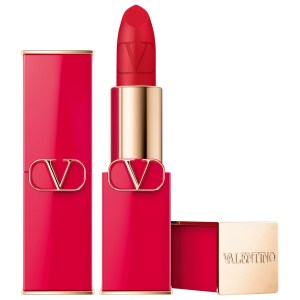 Valentino Rosso Valentino High Pigment Refillable Lipstick Color: 207A Spike Red - Warm Spicy Red