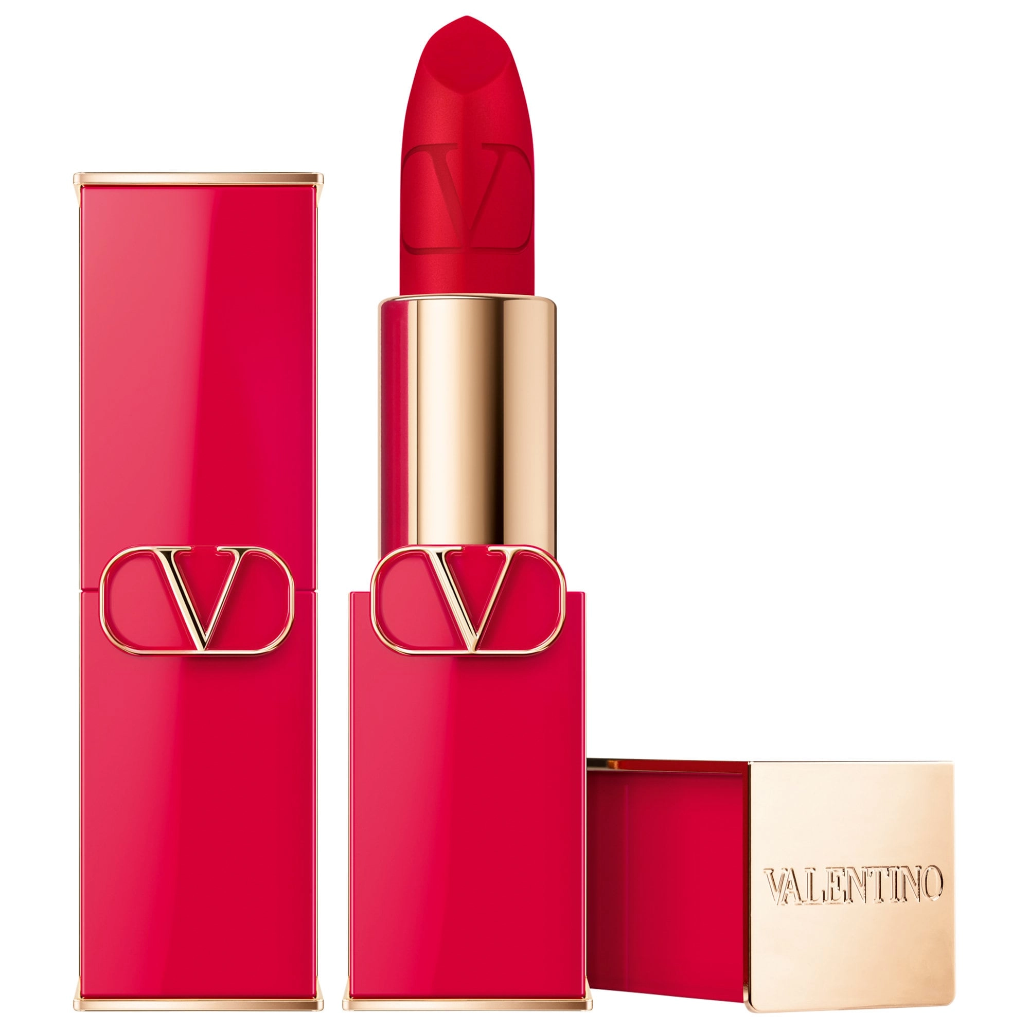 Valentino Rosso Valentino High Pigment Refillable Lipstick Color: 22A Rosso Valentino