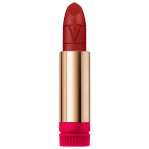 Valentino Rosso Valentino High Pigment Refillable Lipstick Color: 111A Underdressed Velvet - Dark Brick Nude