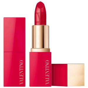 Valentino Mini Rosso Valentino Lipstick Color: 22R Rosso Valentino Satin Finish