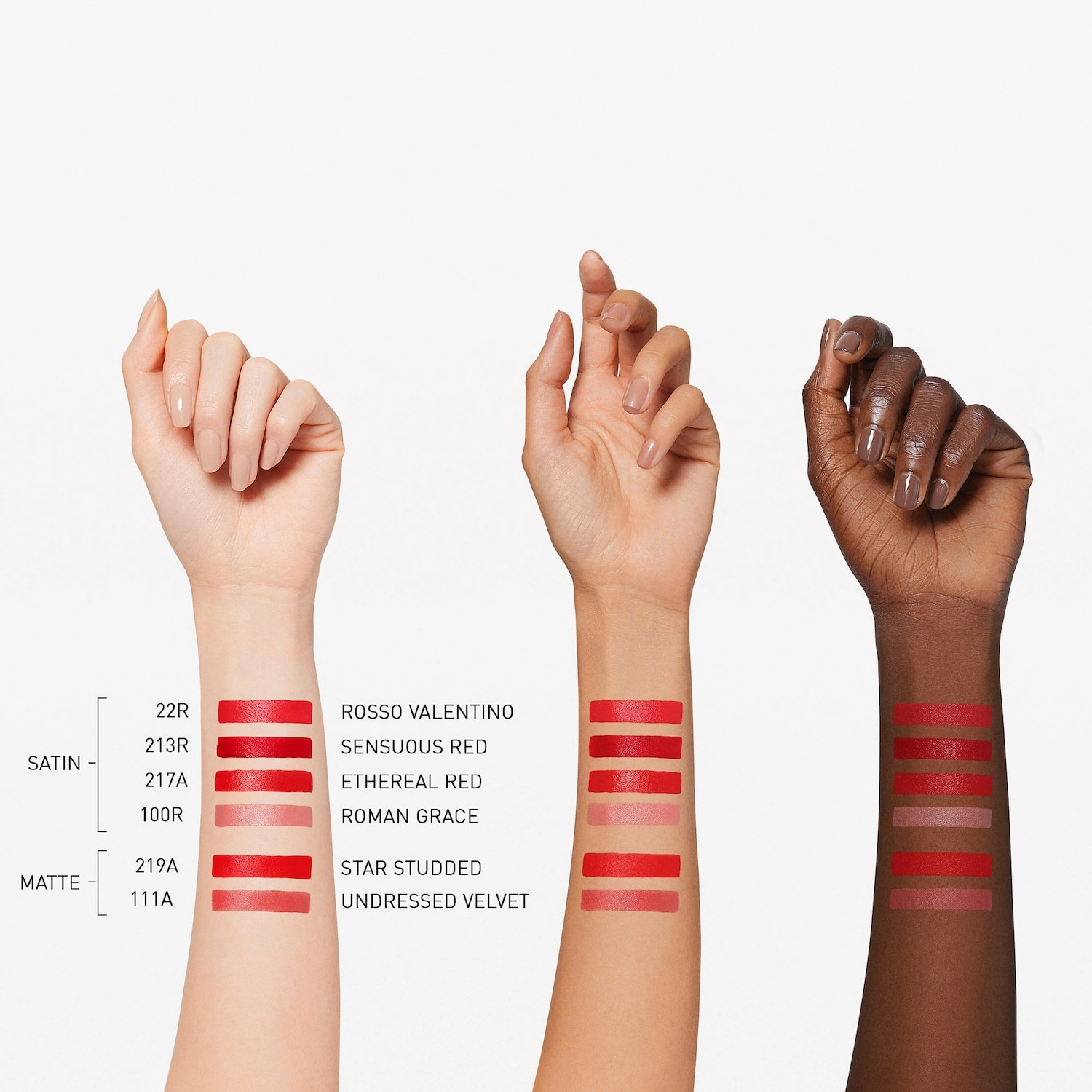 Valentino Mini Rosso Valentino Lipstick Color 217A Ethereal Red Satin Finish - Image 5