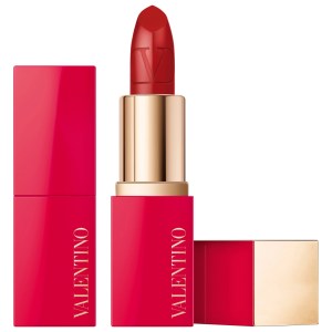 Valentino Mini Rosso Valentino Lipstick Color 217A Ethereal Red Satin Finish