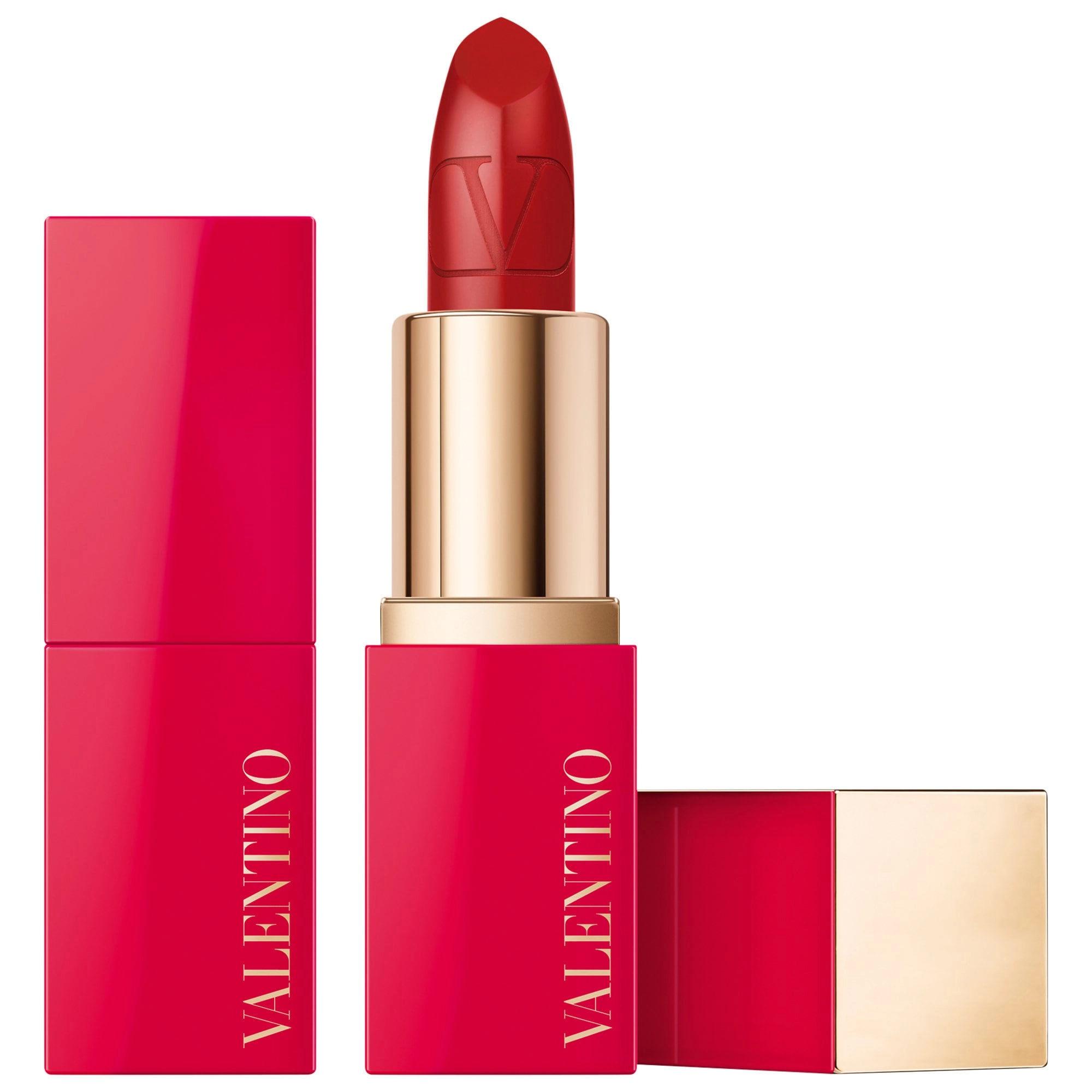 Valentino Mini Rosso Valentino Lipstick Color 217A Ethereal Red Satin Finish