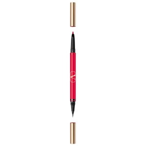 Valentino Twin Liner Gel and Liquid Eyeliner Color: 02 Black and Rosso