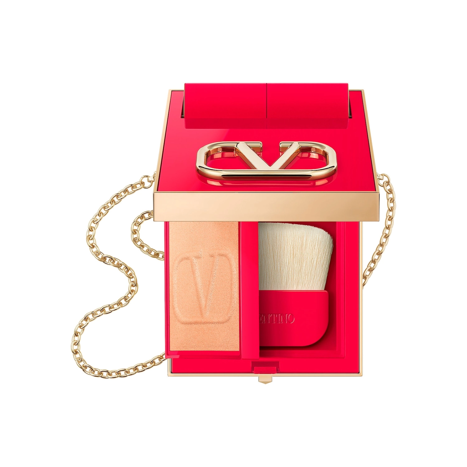 Valentino Go-Clutch Refillable Radiant Setting Powder Color: 03 Finishing Powder - Medium - Image 6