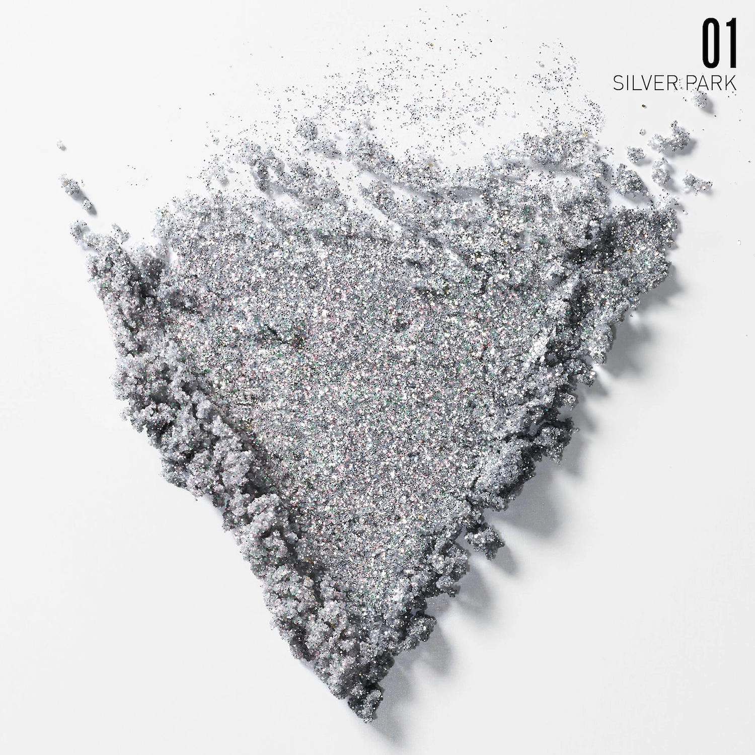Valentino Dreamdust Glitter Eyeshadow Color: 01 Silver Spark - Image 3