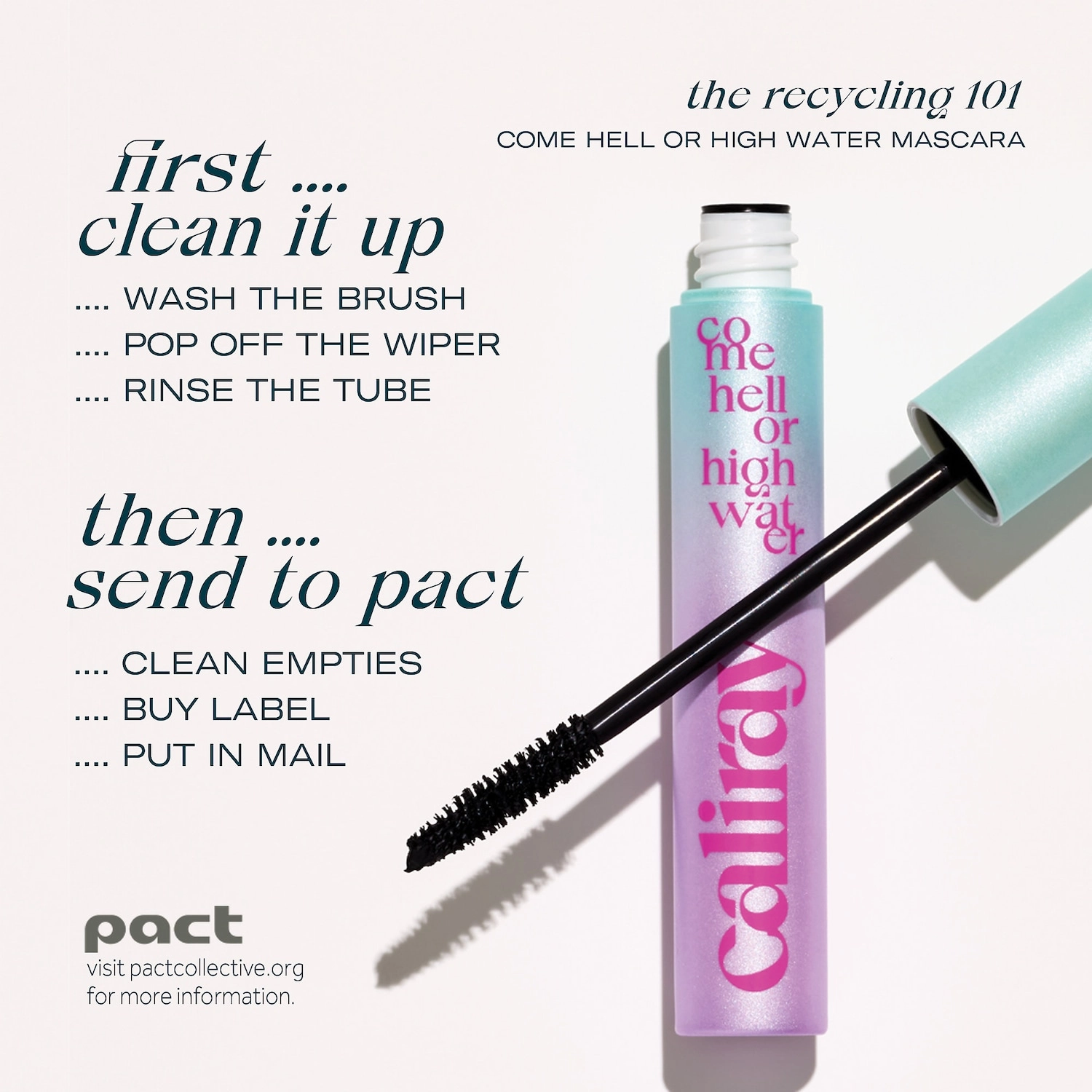 Caliray Volumizing Tubing Mascara 0.37 oz/11 mL - Image 4