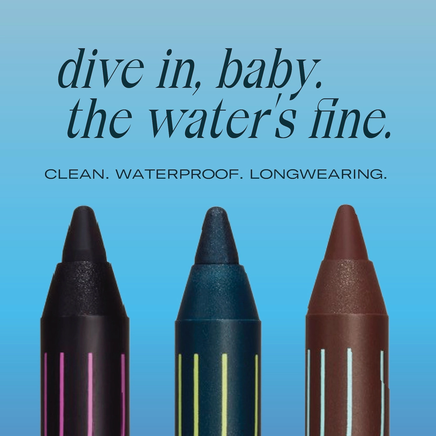 Caliray Surfproof Easy Glider Eye Definer Waterproof Eyeliner Pencil - The Deeeeep Navy - Image 9