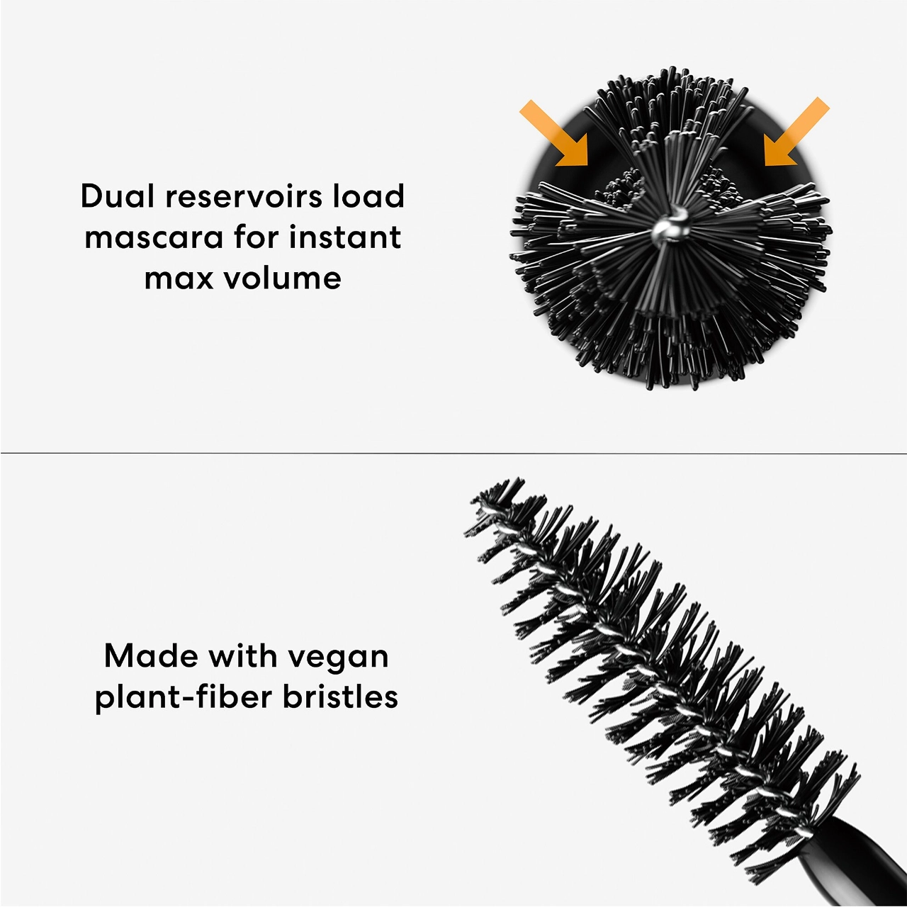 bareMinerals MAXIMIST Phyto-Fiber Volumizing Mascara Color: Maximum Black - Image 4