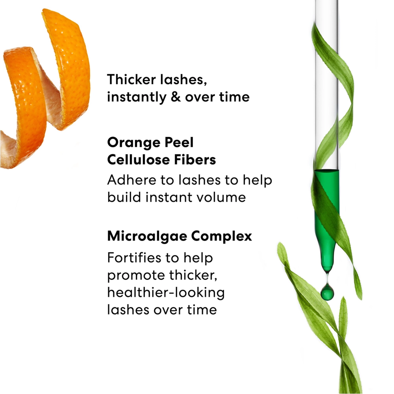 bareMinerals MAXIMIST Phyto-Fiber Volumizing Mascara Color: Maximum Black - Image 5